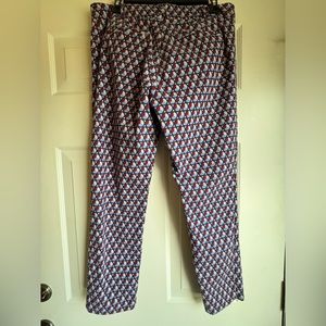 Cartonnier for Anthropologie cotton/spandex trousers, size 12.